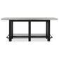 Classic Home Ojai Counter Height Table in Antique Gray and Black - Table Only, , large