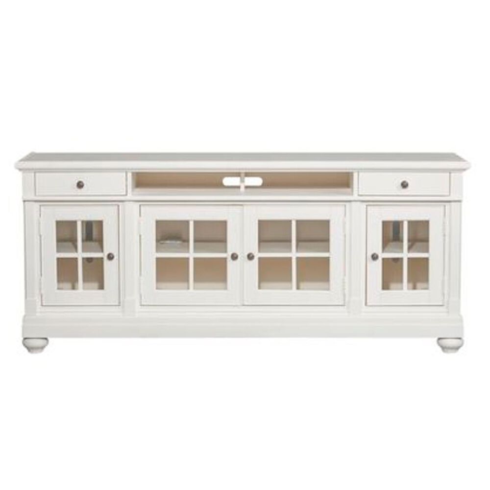 Belle Furnishings Harbor View 62" Entertainment TV Stand in Linen, , large