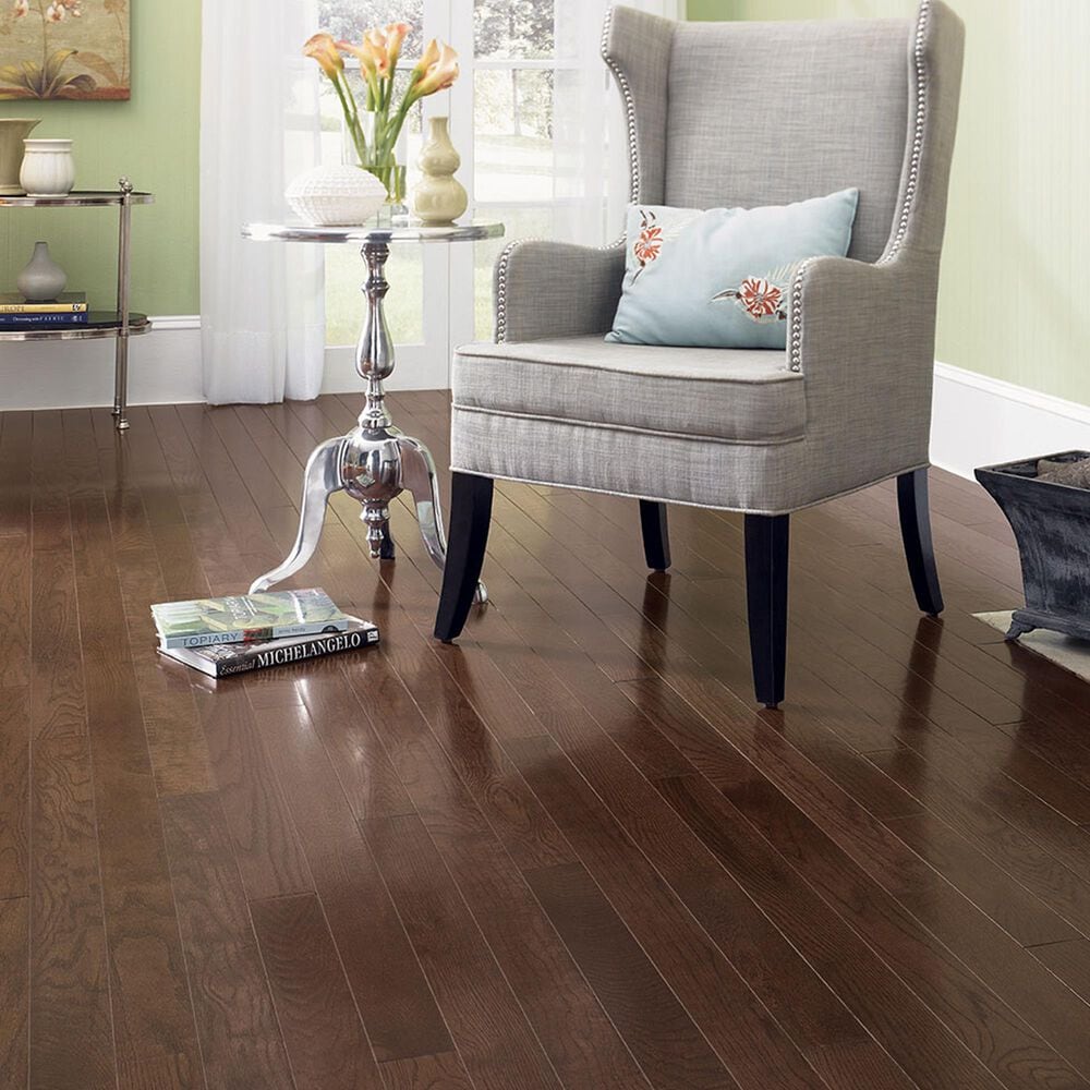 Mullican Flooring St. Andrews Dark Chocolate 3" Oak Solid Hardwood, , large