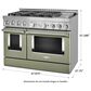 KitchenAid 6.3 Cu. Ft. Freestanding Gas Range with Griddle in Avocado Cream, , large