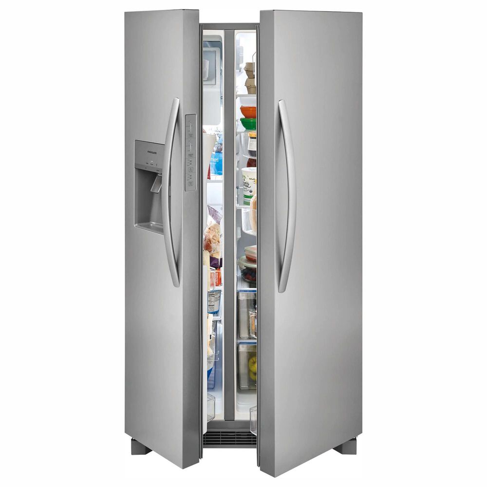 Frigidaire 25.6 Cu. Ft. Standard Depth Side-by-Side Refrigerator in Stainless Steel, , large