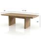 Furniture of America Virex Extendable 5-Piece Dining Table Set in Natural, , large