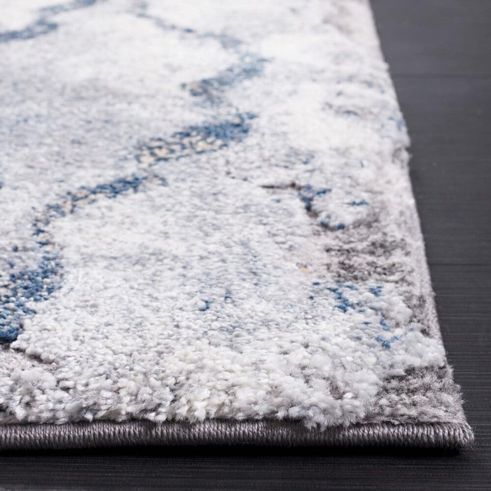 Safavieh Cyrus Shag 3&#39; x 5&#39; Ivory and Blue Area Rug, , large