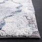 Safavieh Cyrus Shag 3" x 5" Ivory and Blue Area Rug, , large