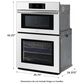 Samsung Bespoke 30" Microwave Combination Wall Oven with Flex Duo in White Glass, , large
