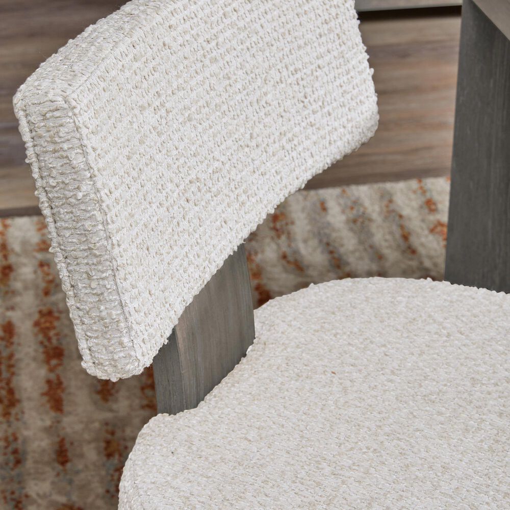 Chapel Hill Anderson Park Dark Klismos Side Chair in Moose Trail and Frontier Brown, , large