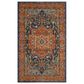 Safavieh Evoke EVK275C-4 4" x 6" Blue/Orange Area Rug, , large