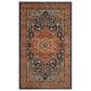 Safavieh Evoke EVK275C-4 4" x 6" Blue/Orange Area Rug, , large