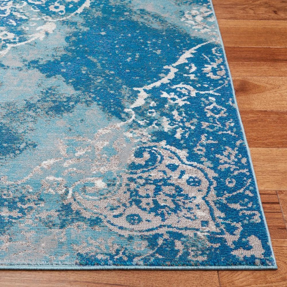 Safavieh Aria 3&#39; x 5&#39; Light Blue and Ivory Area Rug, , large