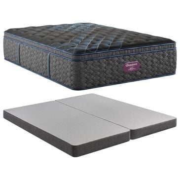 Beautyrest World Class Level Four Plush Pillow Top California King Mattress with Low Profile Box Spring, , large