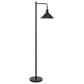 Cal Lighting Campana Downbridge Floor Lamp in Black, , large