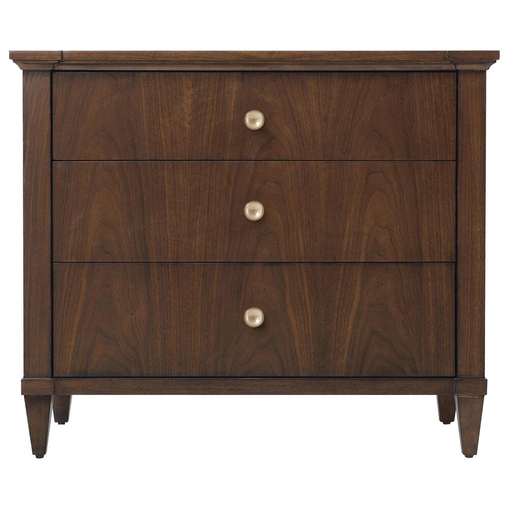 Hooker Furniture Archives 3-Drawer Nightstand in Walnut with USB Port, , large