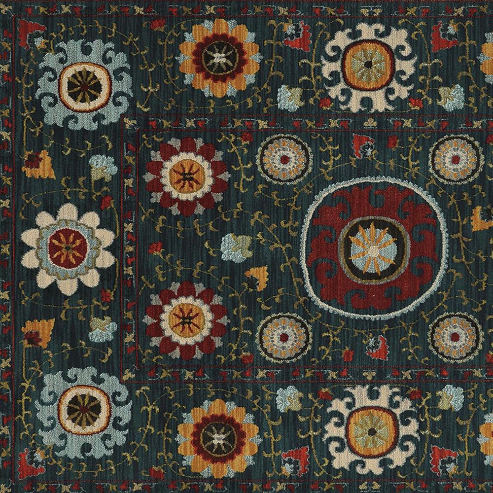 Oriental Weavers Sedona 6408B 9&#39;10&quot; x 12&#39;10&quot; Blue Area Rug, , large