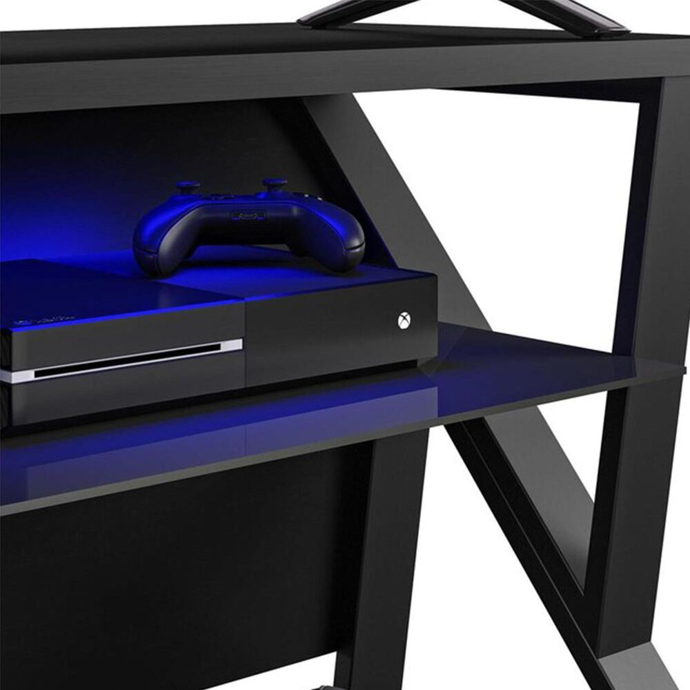 DHP Genesis 60&quot; Gaming TV Stand in Black, , large