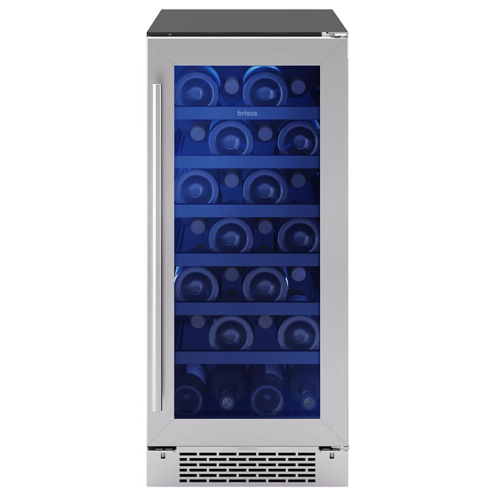 Zephyr 3.4 Cu. Ft. Dual Zone Wine Cooler in Stainless Steel, , large