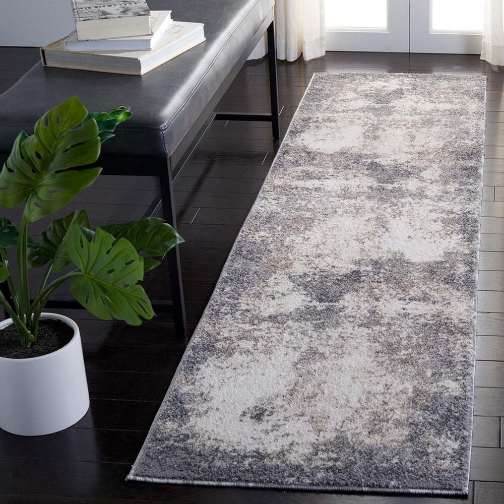 Safavieh Aston 2&#39; x 14&#39; Grey and Ivory Runner, , large