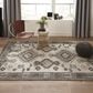 Momeni Tahoe TA-03 3"6" x 5"6" Grey Area Rug, , large