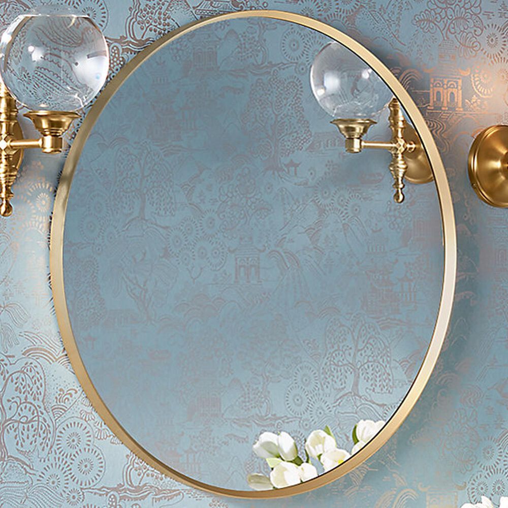 Kohler Essential 32" Round Mirror in Moderne Brushed Gold, , large
