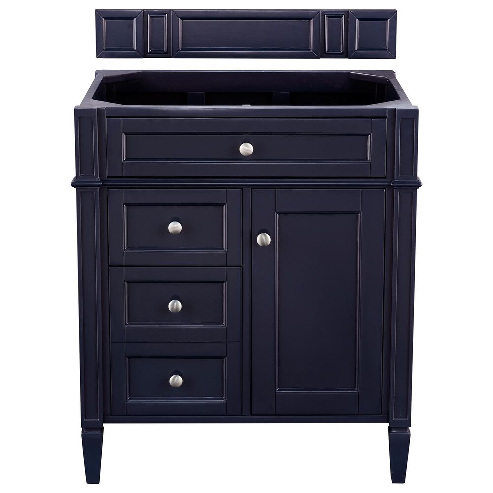 James Martin Brittany 30" Single Vanity Cabinet in Victory Blue, , large