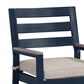 Ashley East Beach Arm Chair in Navy Blue and Driftwood (Set of 2), , large