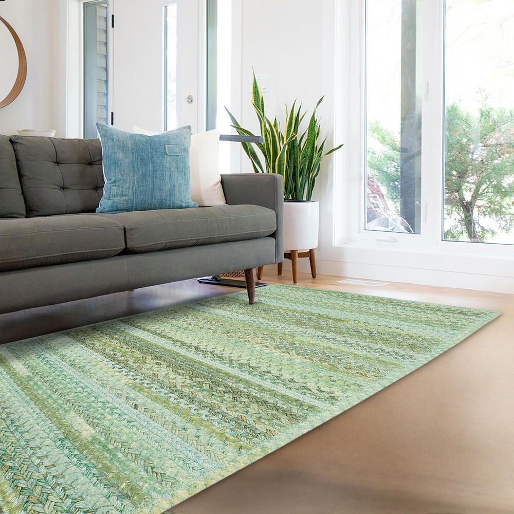 Capel Bayview 0036-220 7&#39; x 9&#39; Sage Area Rug, , large