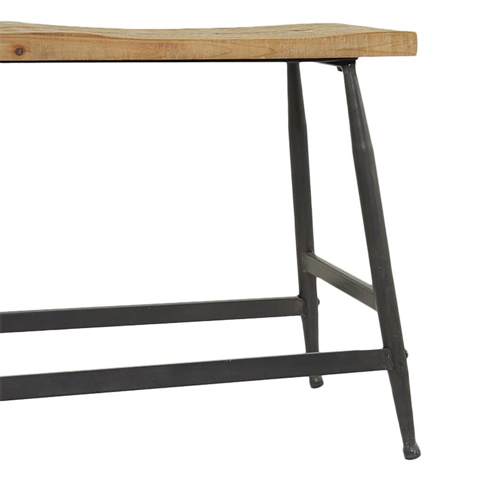 Maple and Jade 48&quot; Bench in Black and Brown, , large