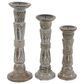 Maple and Jade 18" Candle Holder in Light Brown (Set of 3), , large