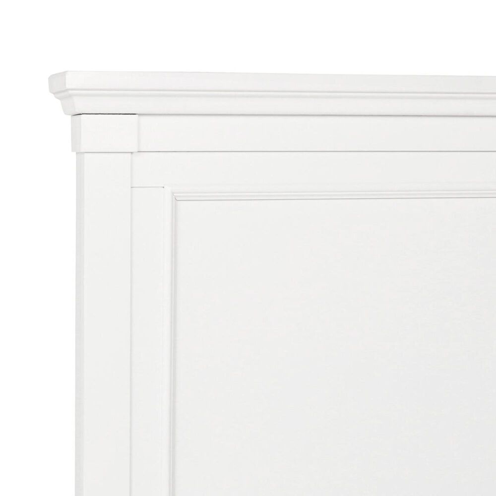 New Heritage Design Tamarack King Panel Bed in White, , large