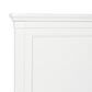 New Heritage Design Tamarack King Panel Bed in White, , large