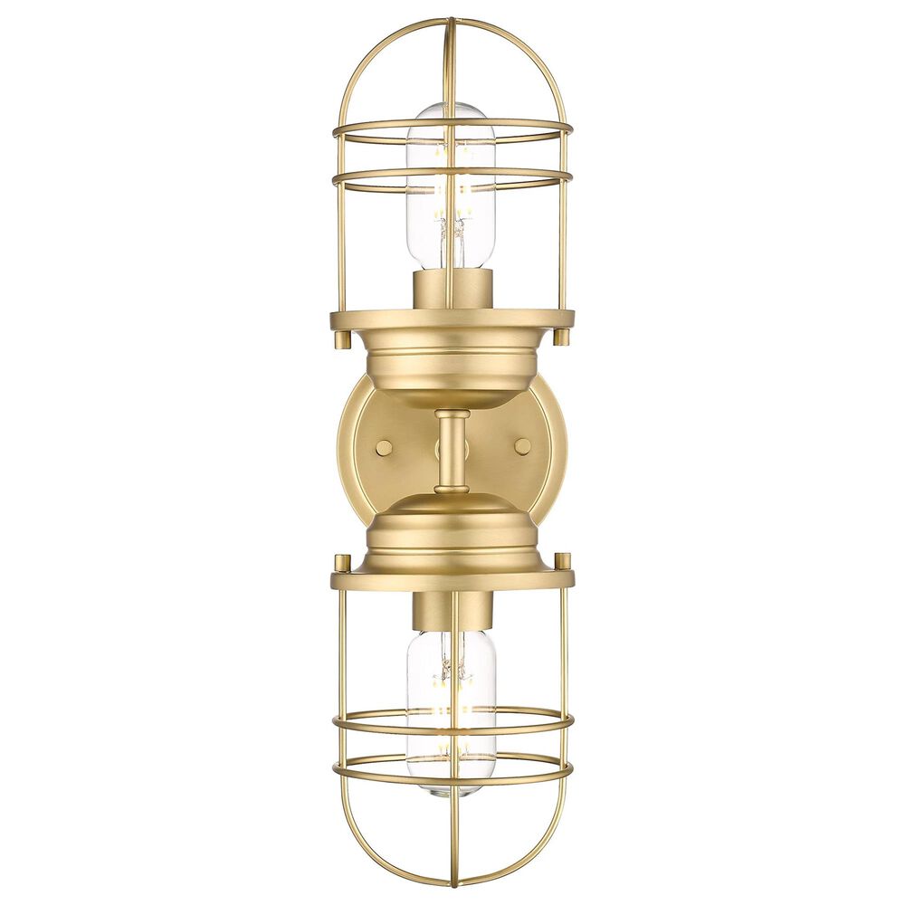 Golden Lighting Seaport 2-Light Wall Sconce in Brushed Champagne Bronze, , large