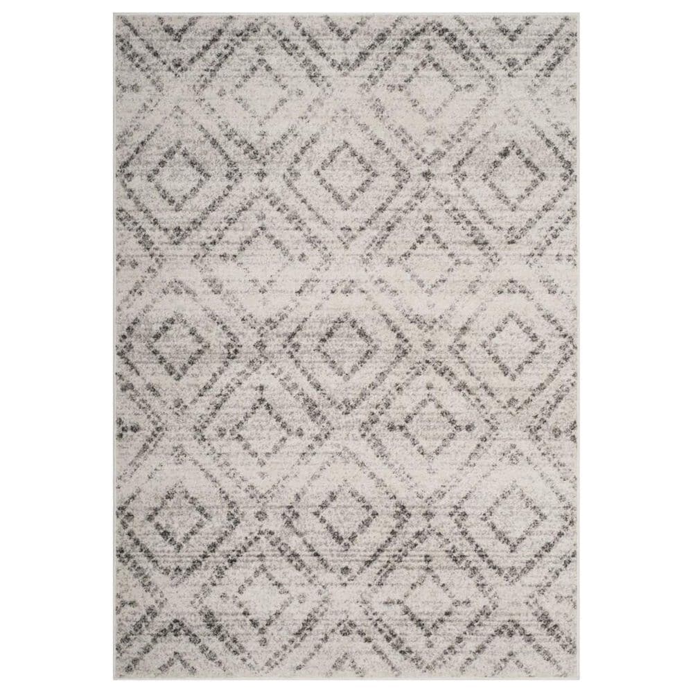 Safavieh Adirondack ADR131C 10" x 14" Light Grey and Grey Area Rug, , large