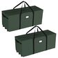 Timberlake Rolling Christmas Tree Storage Bag in Green (Set of 2), , large