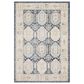 ROW by Oriental Weavers Cavett CAV07 Blue and Gold 9"10" x 13" Area Rug, , large