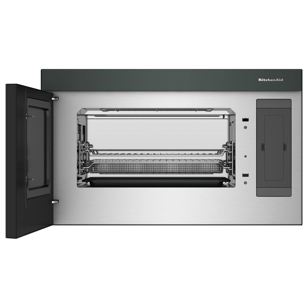 KitchenAid 2-Piece Kitchen Package with 30" Slide-In Smart Gas Range and 30" Over-the-Range Microwave Oven in Juniper, , large