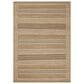 Chris Loves Julia x Loloi Judy 5" x 7"6" Natural and Dove Area Rug, , large