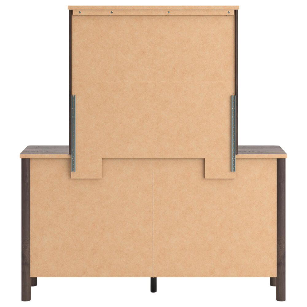 Ashley Pamytta 4-Piece Full Panel Platform Bedroom Set in Rich Brown, , large