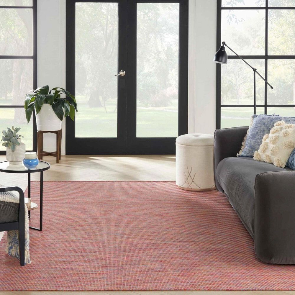 Nourison Positano 10&#39; x 14&#39; Rainbow Indoor/Outdoor Area Rug, , large