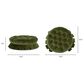 Jennifer Taylor Home Roquefort 24.5" Dog Sofa Bed with Box-Pleated Skirt in Olive Green, , large
