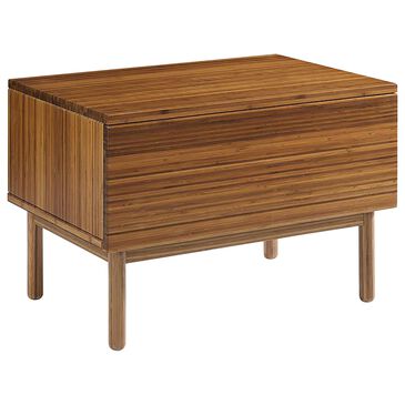 Natural Bamboo Furnishings Ventura 1-Drawer Nightstand in Unfinished Natural Amber, , large