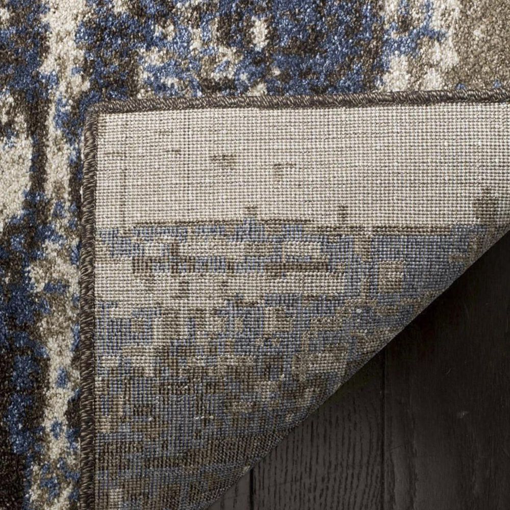 Safavieh Retro RET2138-1165 4&#39; Square Cream and Blue Area Rug, , large