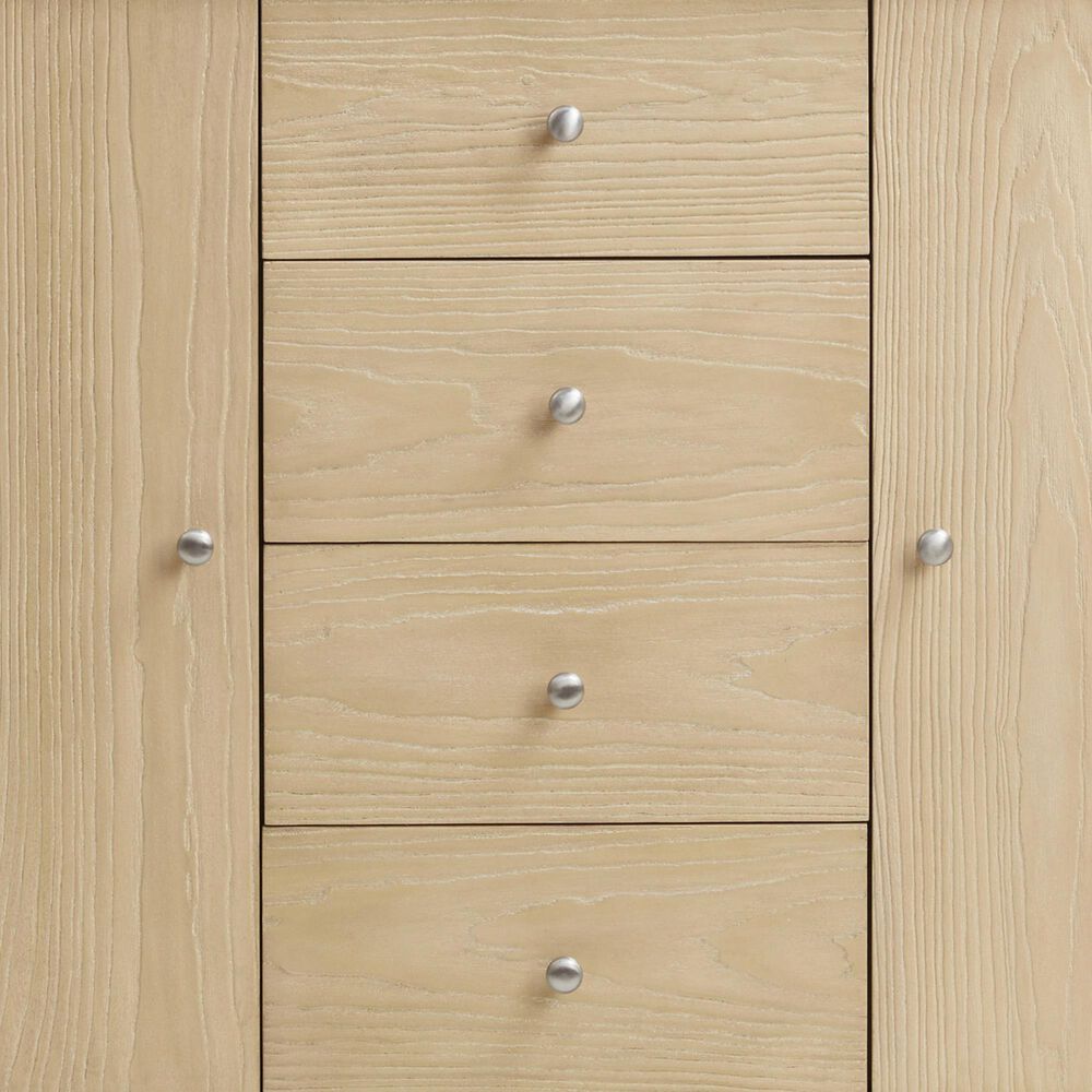 James Martin Vanities Gracyn 48" Single Bathroom Vanity in Coastal Driftwood with 3 cm White Zeus Quartz Top and Rectangular Sink, , large