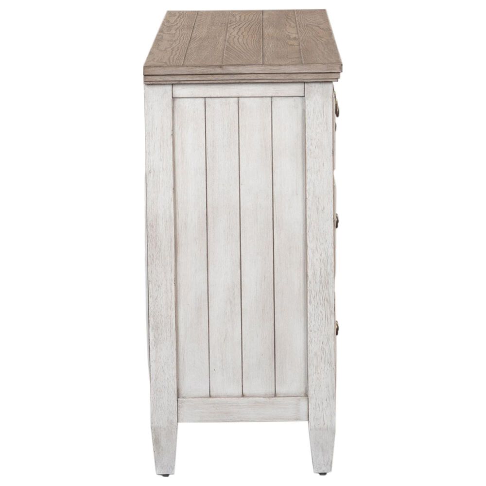 Belle Furnishings Heartland 3 Piece King Bedroom Set in Antique White, , large