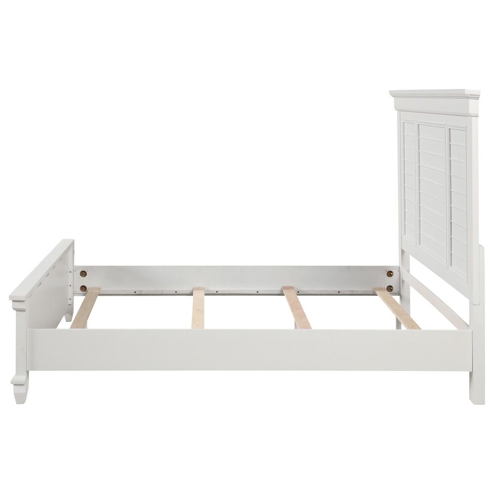 New Heritage Jamestown 5-Piece King Bedroom Set in White Brushed, , large