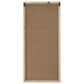 Maple and Jade 48" x 22" Window Pane Inspired Wall Mirror in Distressed White, , large