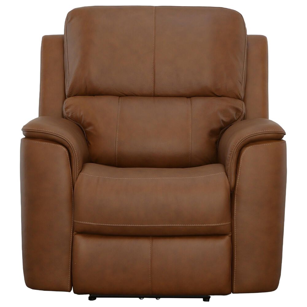 Flexsteel Henry 2-Piece Power Reclining Sofa and Recliner in Caramel Brown, , large