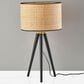 Adesso Jackson Table Lamp in Black and Antique Brass, , large