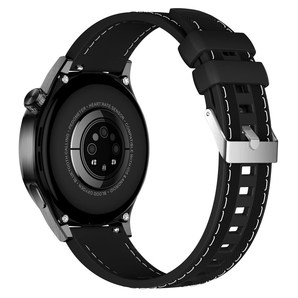 AuraFit Nexa 4 AMOLED Smartwatch in Black, , large