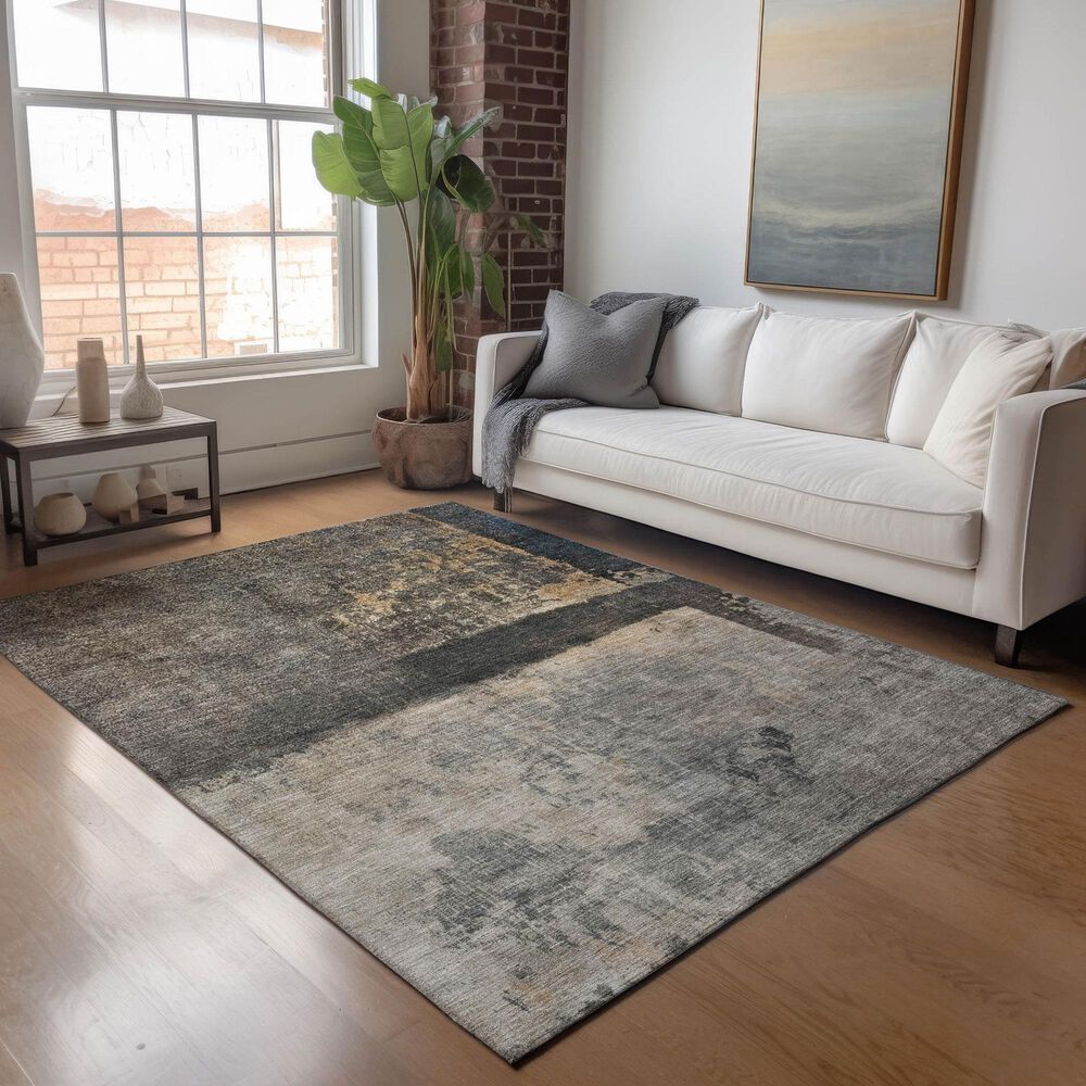 Dalyn Rug Company Nouveau NV16 3&#39; x 5&#39; Coffee Indoor/Outdoor Area Rug, , large