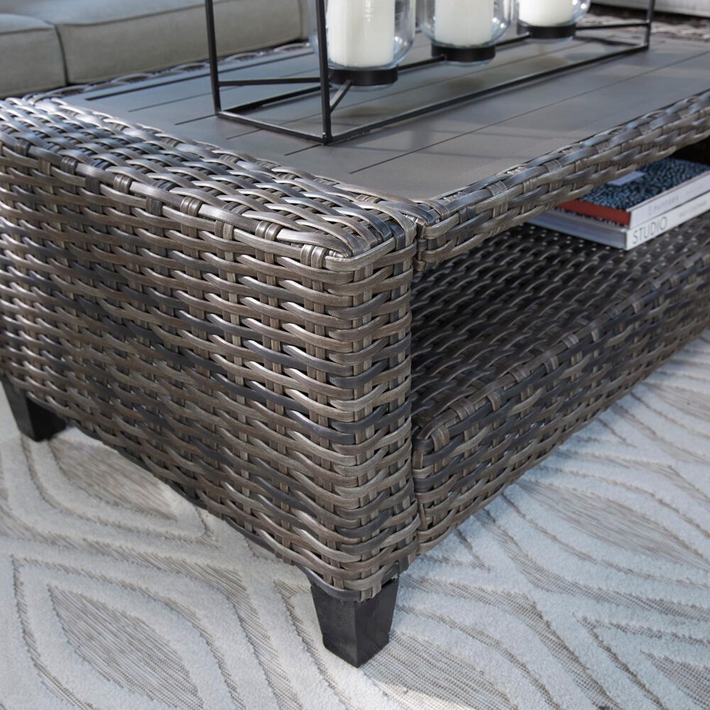 Signature Design by Ashley Cloverbrooke 4-Piece Conversation Set in Gray, , large