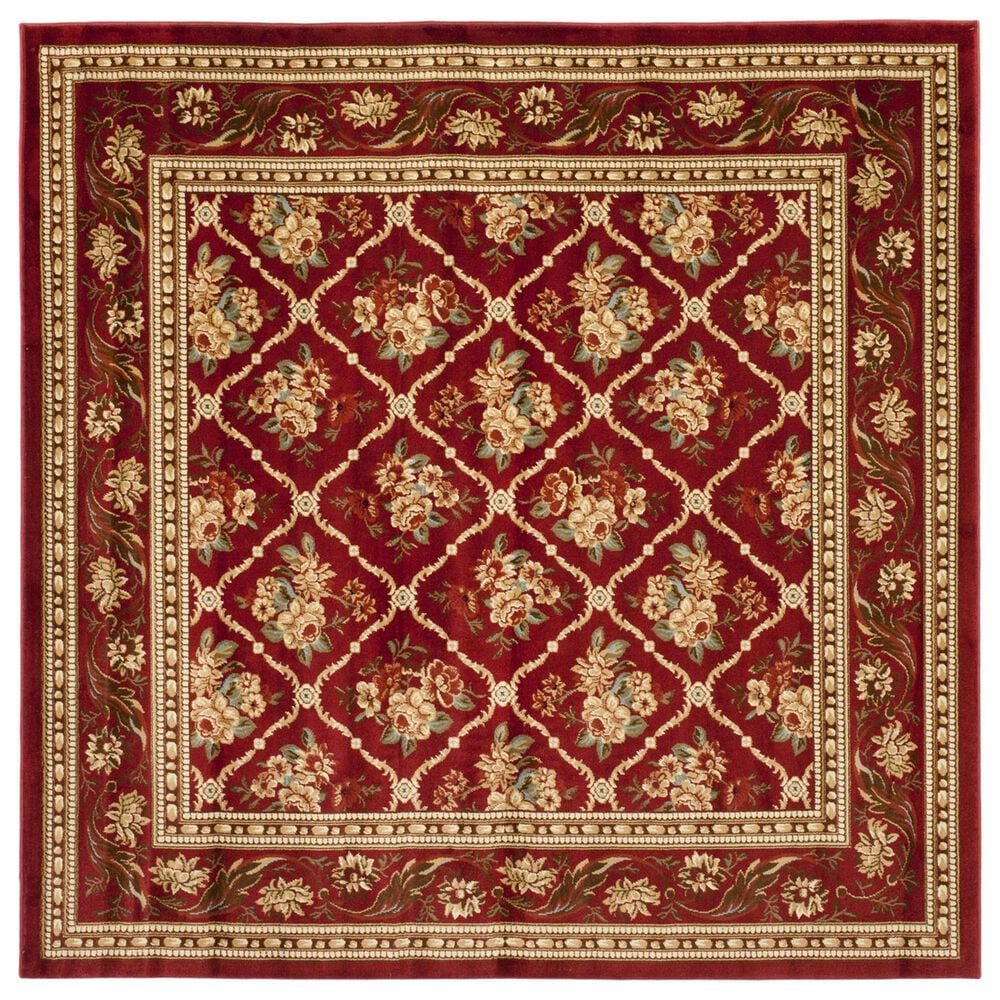 Safavieh Lyndhurst 6"7" Square Red Area Rug, , large